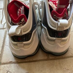 Nike Kids' White and Red Sneakers